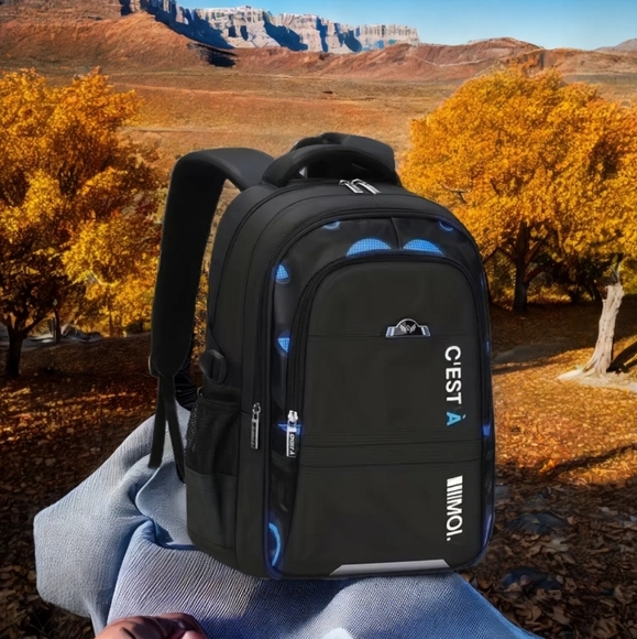 Daily & Travel Large Capacity Backpack, Student Schoolbags - Picture 5 of 6